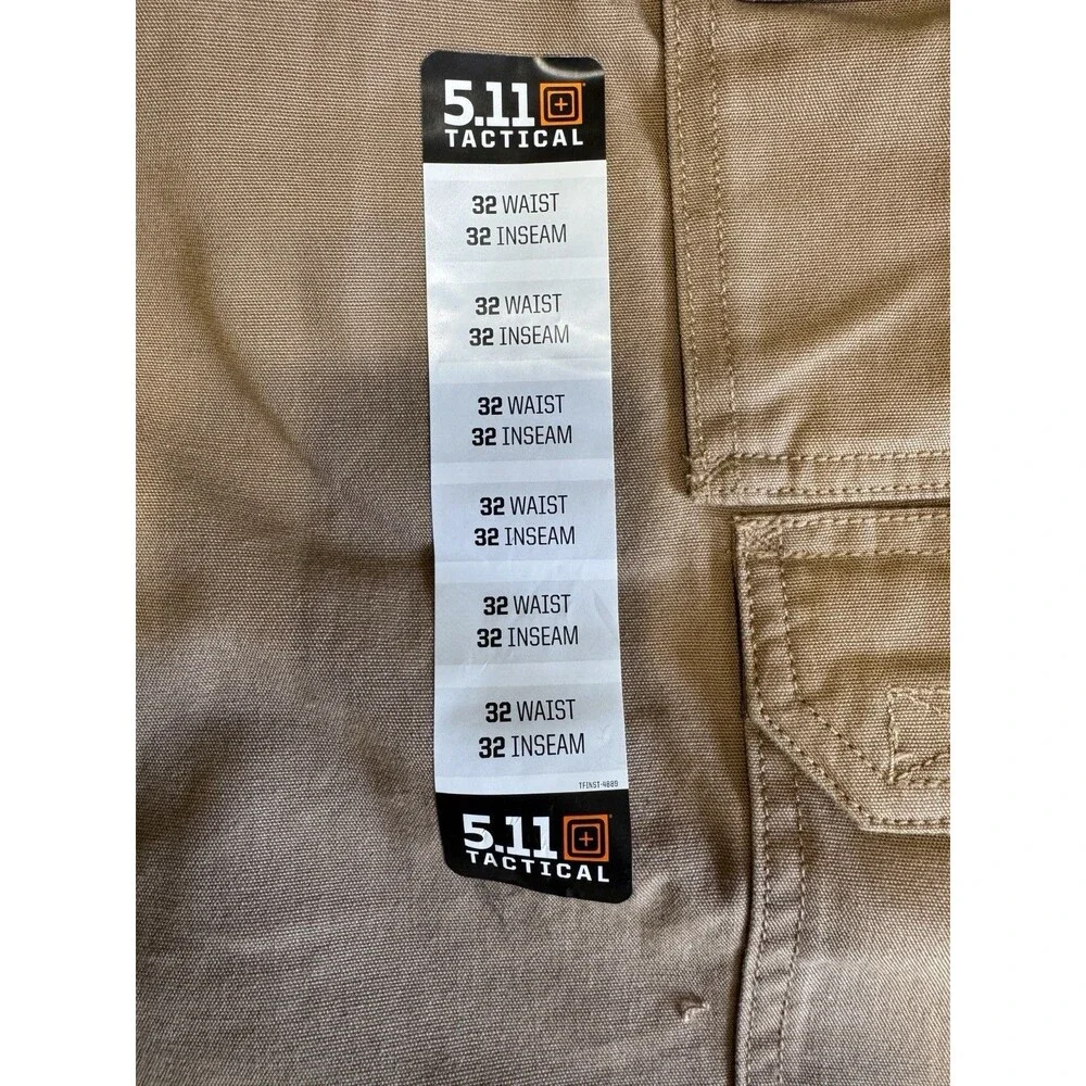 NWT 5.11 Tactical Men's Cargo Pants 74251 32 X 30 Khaki Pants, 120 Coyote - New